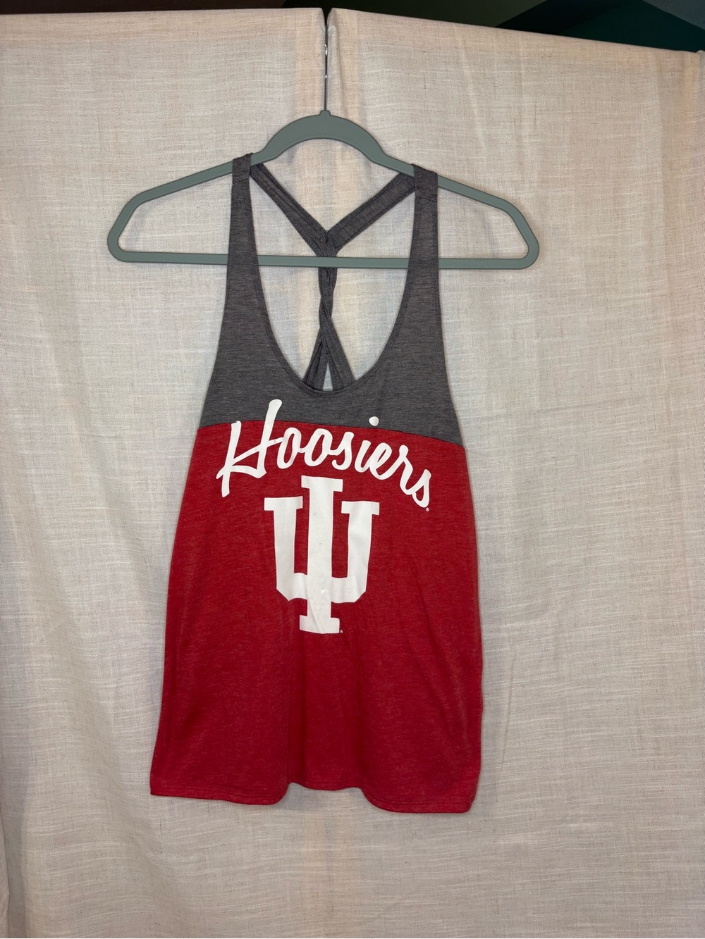 Rivalry Threads Red Tank with White Logo